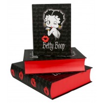 Set Of 3 Betty Boop Book Boxes 29.8cm