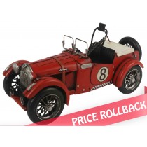 Red Racing Car with Hood Strap - 31.5cm
