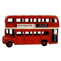 Red Routemaster Double Decker London Bus - 16.5cm