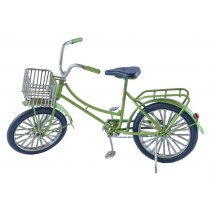 Vintage Bike With Basket - 23.5cm