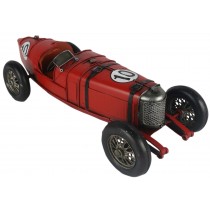 Red Boat Tail Vintage Sports Car - 32.5cm