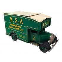 BSA Vintage Van Storage Box - Green  33cm 