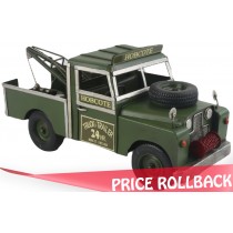 4X4 Tow Truck Green - 34cm