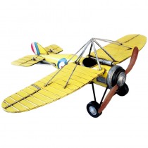 Vintage Biplane Yellow - 30cm