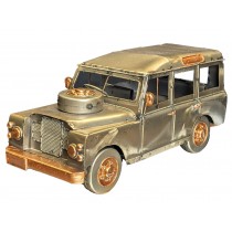 4X4 Station Wagon - Polished Metal - 33cm