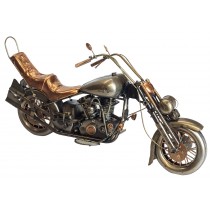 Easy Rider Chopper USA Motorcycle - Polished Metal - 39cm