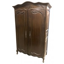 French Armoire / Wardrobe 229cm (Mahogany)