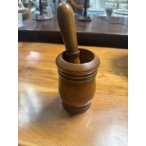 Wooden Pestle & Mortar