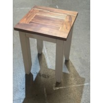 Acacia Lisbon Shabby Chic Lamp Table White - 60cm