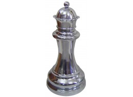Queen Chess Piece Nickel Plated Aluminium 60cm