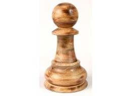 Mango Wood Pawn Chess Piece 24cm