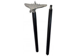 Vulcan Model Walking Stick - Cast Aluminium - Mango Wood - 91.5cm