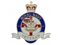 25cm Royal Navy Veteran Plaque Cast Iron 