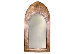 Mango Wood Gothic Mirror (Small) 61cm