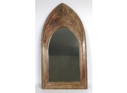 Mango Wood Gothic Mirror (Large) 88cm