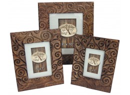 Set/3 Tree Of Life Photo Frames 36.8cm