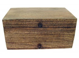 Mango Wood Plain Vanity Box 25cm