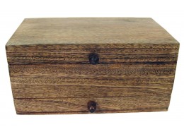 Mango Wood Plain Vanity Box 25cm