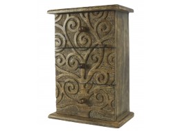 Mango Wood 3 Drawer Tree of Life Chest 28cm