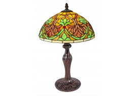 Fleur De Lys Tiffany Table Lamp 46cm (Medium)