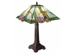 Mackintosh Tiffany Style Table Lamp (Large) 55cm