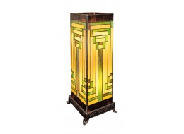 Art Deco Square Tiffany Lamp (Large) 47cm