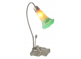 Single Lily Lamp Amber/Green - 40cm