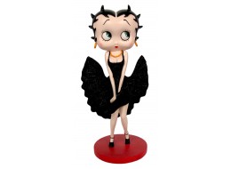 Betty Boop Cool Breeze (Blk Glitter) Sm ** 32cm 
