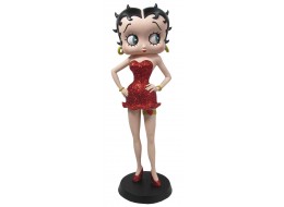 Betty Boop Garter (Red Glitter) 32cm