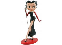 Betty Boop Classic Singer (Black Glitter Dress) 30.5cm