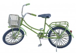Vintage Bike With Basket - 23.5cm