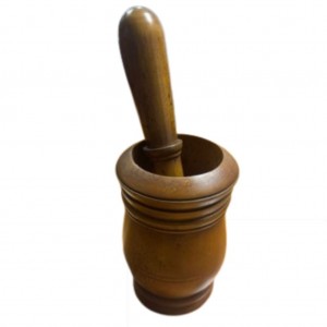 Wooden Pestle & Mortar