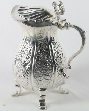 Large Silver Plated Pitcher Jug
