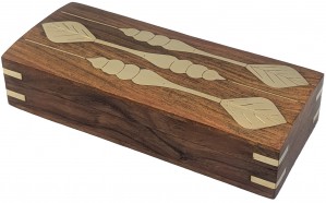 Dart Box - Sheesham Wood - 18cm