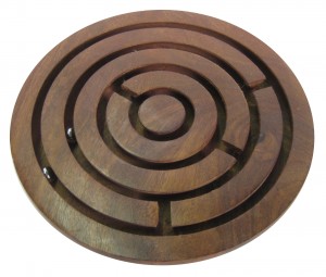 Labyrinth Maze Wooden Game 15cm