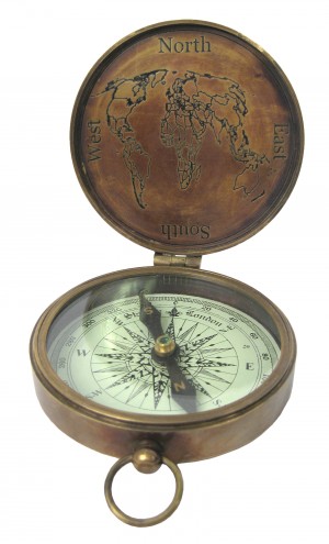 Compass With Lid 9.5cm