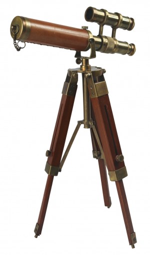 Telescope on Wooden Tripod 42cm