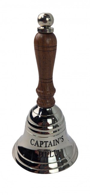 Captains Bell - Nickel Finish - 13cm