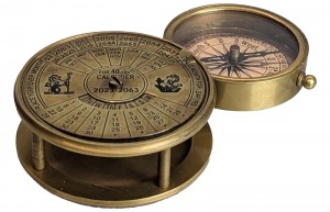 40 Year Calendar Compass 2023-2063 - 6.5cm