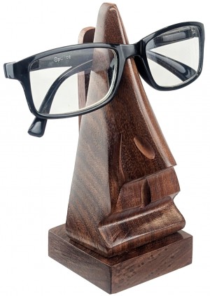 Nose Glasses Stand - Sheesham Wood 16cm