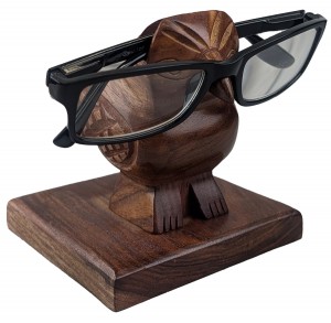 Cuckoo Glasses Stand - Sheesham Wood 11cm