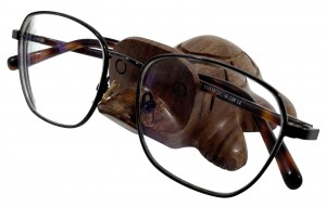 Eyeglass Holder Turtle - Sheesham Wood 10cm