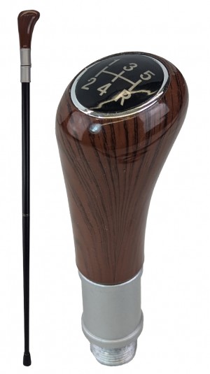 Gear Head Swagger Cane / Walking Stick - 93cm