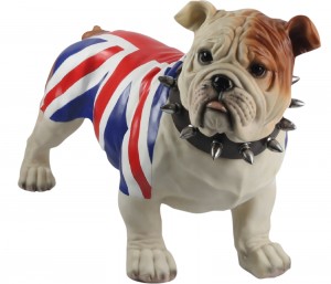 Bulldog Standing (Union Jack) 54.5cm