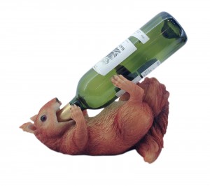 Squirrel Wine Holder - 22cm