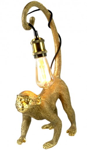 Monkey Table Lamp - 49.5cm  (Bulbs Not Included)