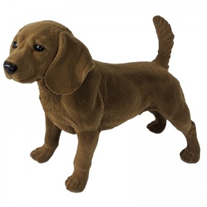 Floppy Eared Dog Standing Flock Finish 40.5cm 