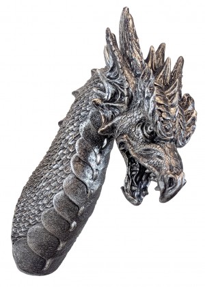 Dragon Head Wall Art Faux Taxidermy - 41.5cm