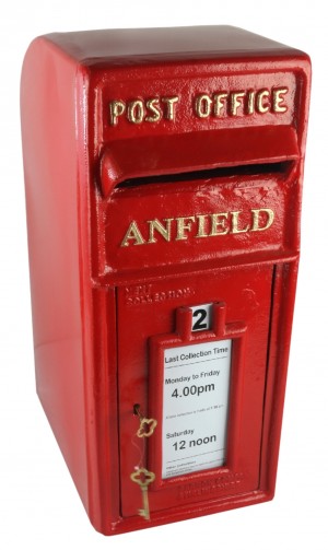 Anfield Post (Box Only) Red 57cm