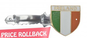 Ireland Key Holders Aluminium With 2 Hooks 30cm